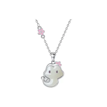 FUSSEM Hetian Jade Necklaces White Jade Unisex