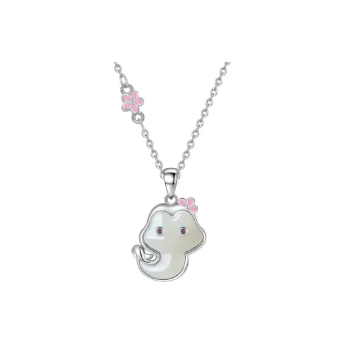 FUSSEM Hetian Jade Necklaces White Jade Unisex
