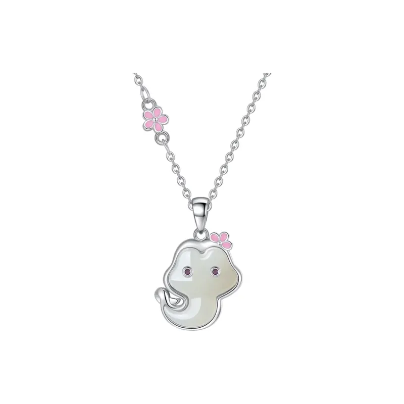 FUSSEM Hetian Jade Necklaces White Jade Unisex-0