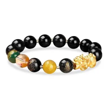 RboySe Obsidian Jade Bracelets Unisex