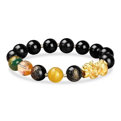 RboySe Obsidian Jade Bracelets Unisex-0