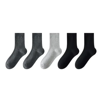 MIIOW Mid Calf Socks Men's 5 Pack