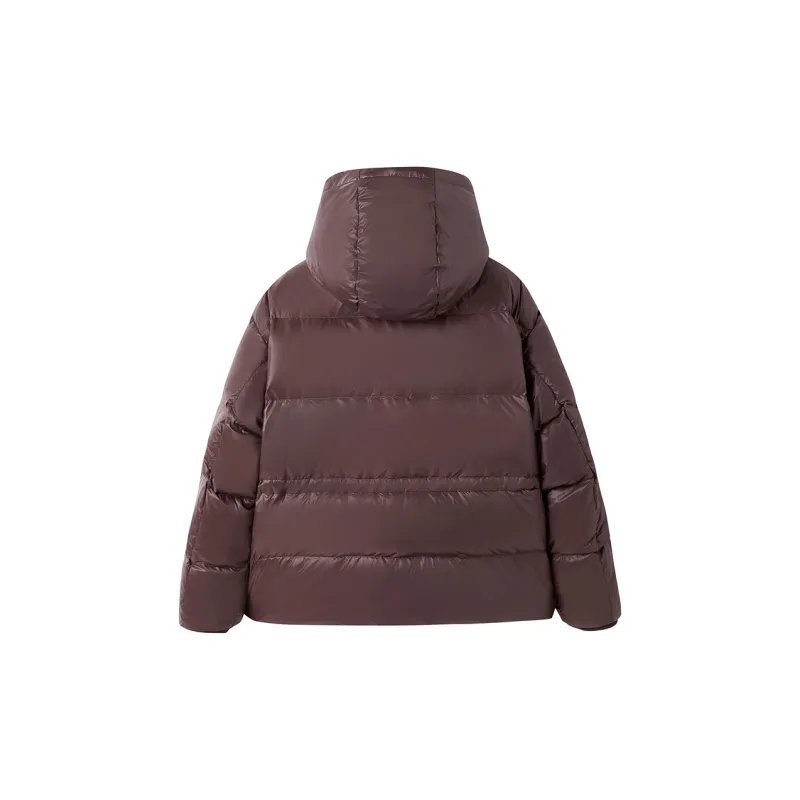 PEACEBIRD x Juan Salazar Down Jacket Women's Dark Coffee-1