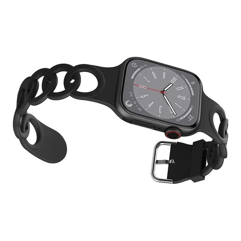 ZHENGGUANG Watch Band Apple Compatibility 38 49mm Silicone Material-37