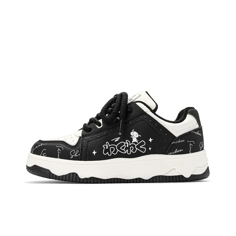 Crayon Shinchan Low Top Skateboard Shoes Unisex-19