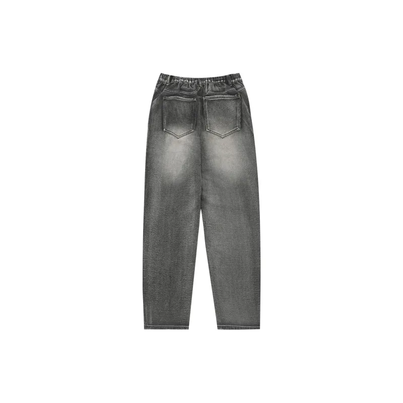 LUJIAMEN Jeans Unisex Light Gray-1