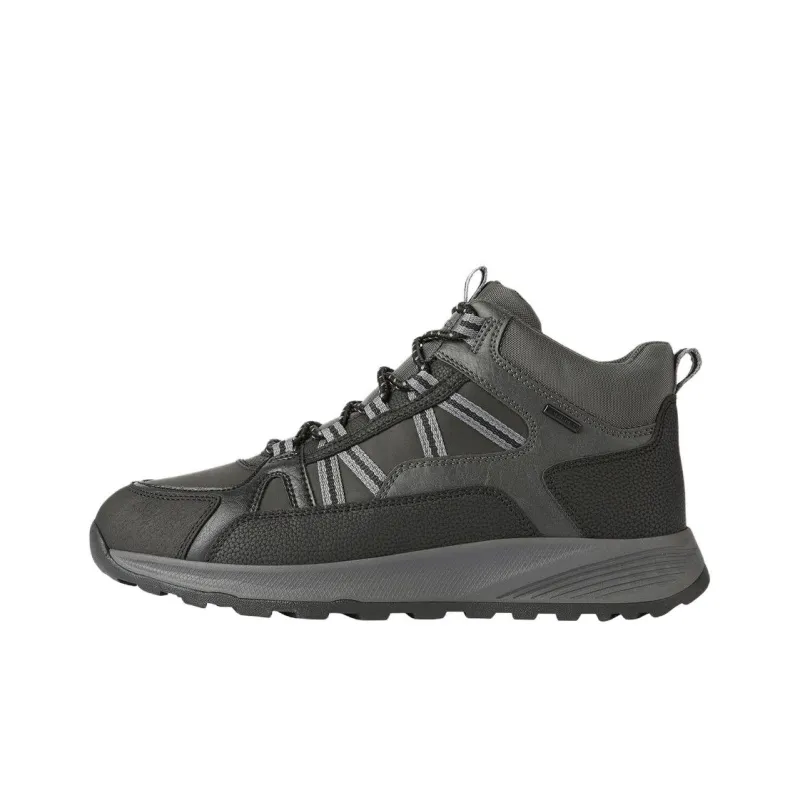 GEOX Terrestre Ab Anti-Slip Wear-Resistant Mid-Top Casual Shoes Men's Black-0