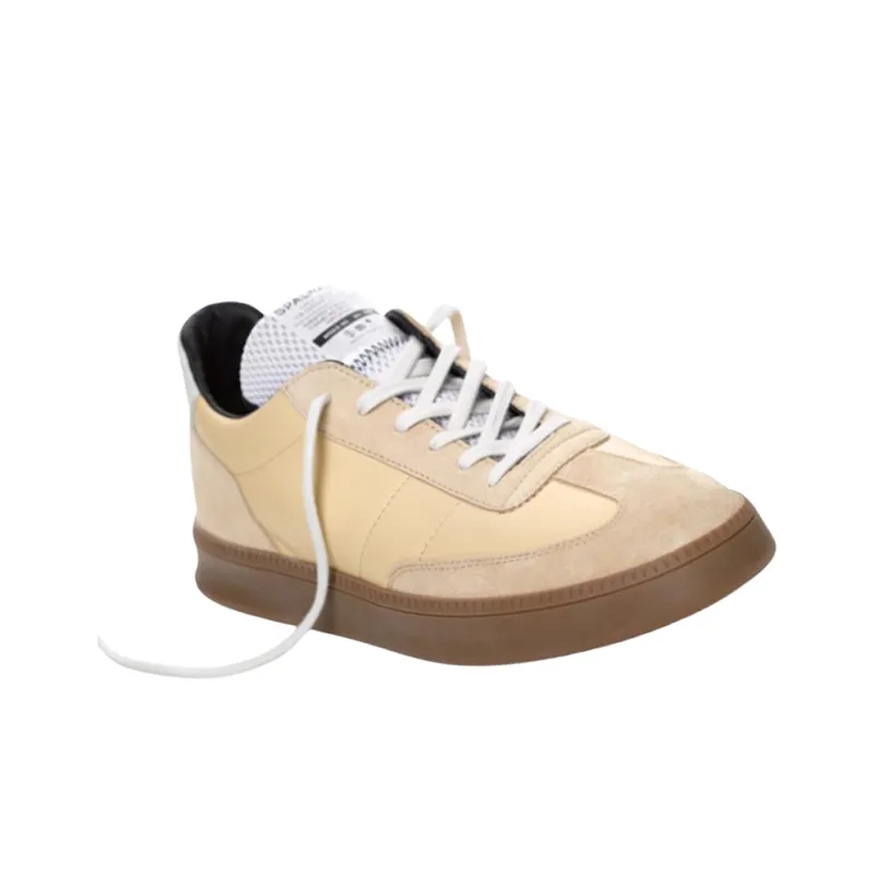SPALWART Smash Low Low-Top Stylish Skateboarding Shoes Unisex Beige Yellow-1