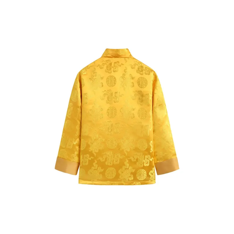 XUANSHENG Jackets Coats Men's Gold-4