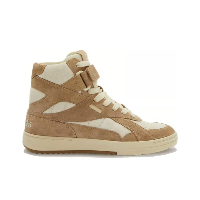 PALM ANGELS High Top Skateboard Shoes Men's Brown-2