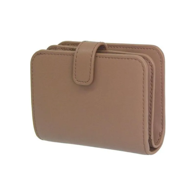 Furla Leather Wallet Small Size Women's Dark Beige-2