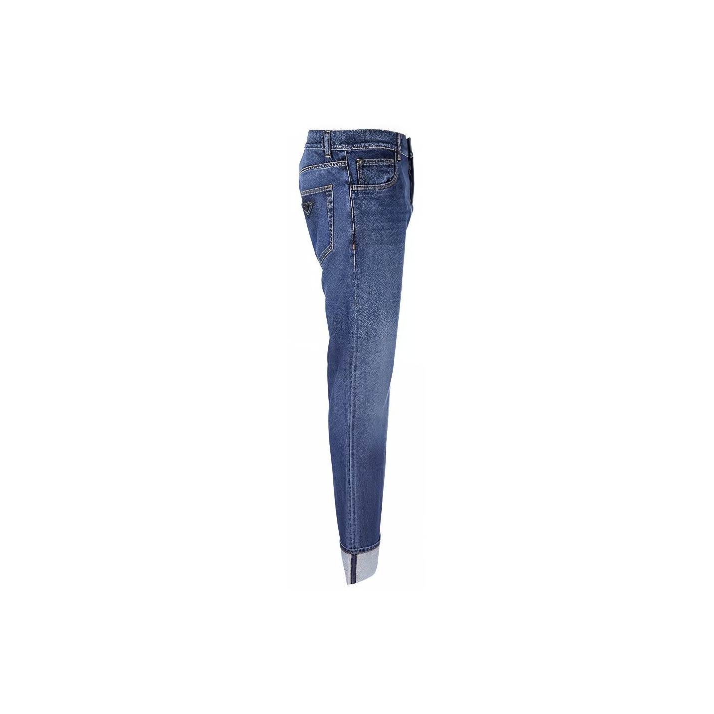 Prada bleached-effect straight-leg Jeans | Blue | FARFETCH LB