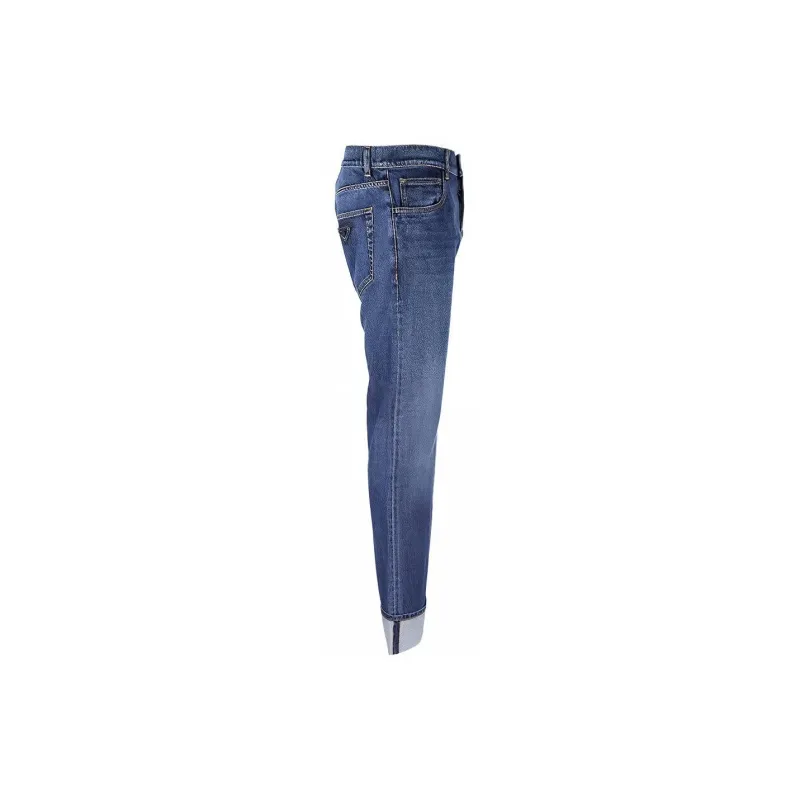 PRADA FW21 Denim Trousers Men's Blue-3