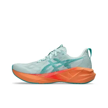 Asics Anti Slip Wear Resistant Low Top Casual Running Shoes Men's Cyan Orange