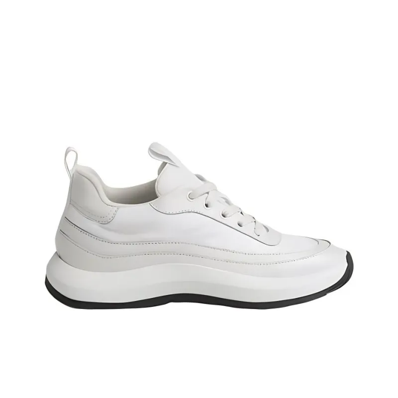 HERMES Gramme Low Top Casual Shoes Women's White-1