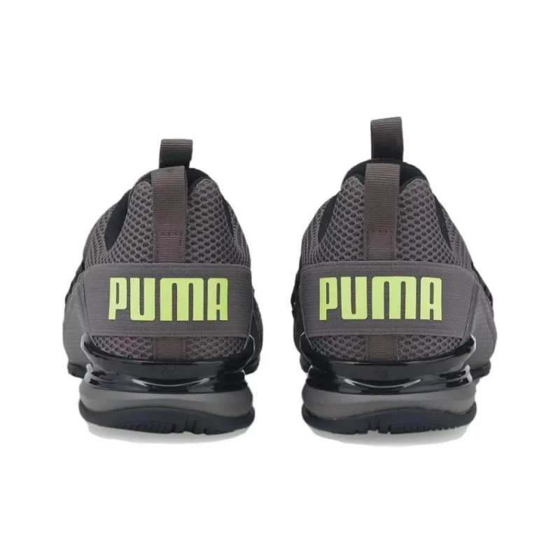 PUMA Axelion Anti-Slip Wear-Resistant Low-Top Casual Running Shoes Men's Gray Black-3