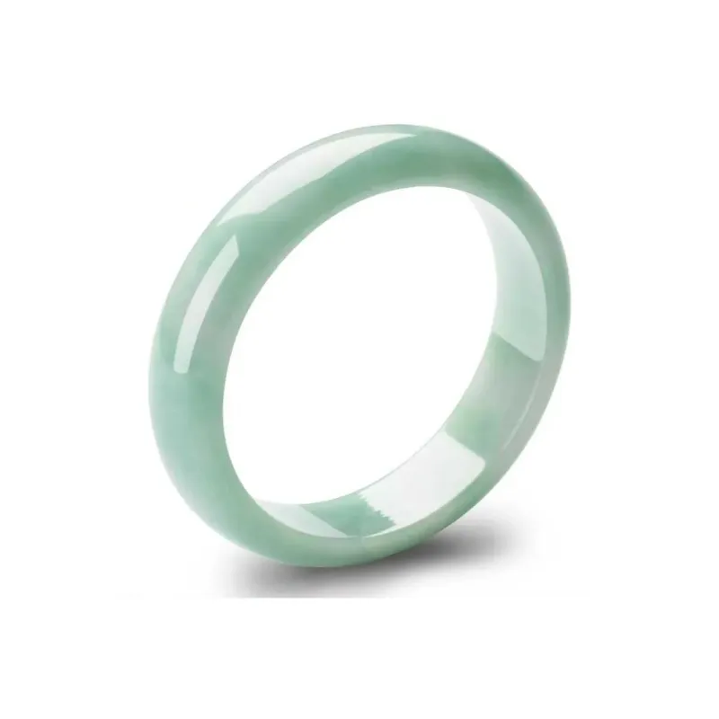 Seven Little Craftsmen Glutinous Jade Jadeite Bangles Unisex-0