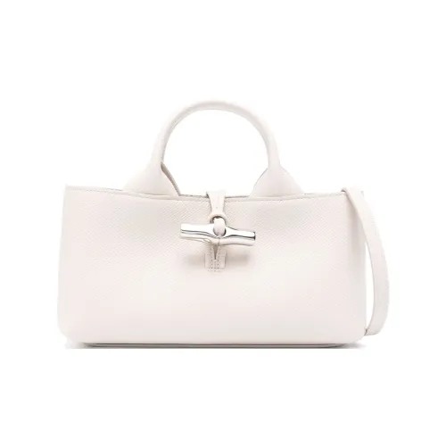 LONGCHAMP Small Le Roseau Leather Tote Bag