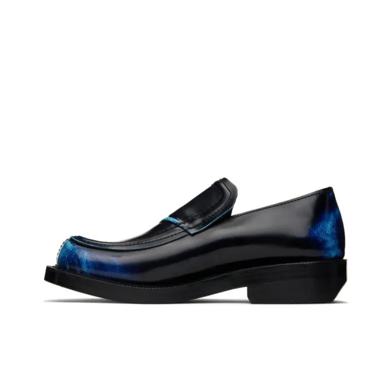 ADER ERROR Loafers Unisex Black Blue-0