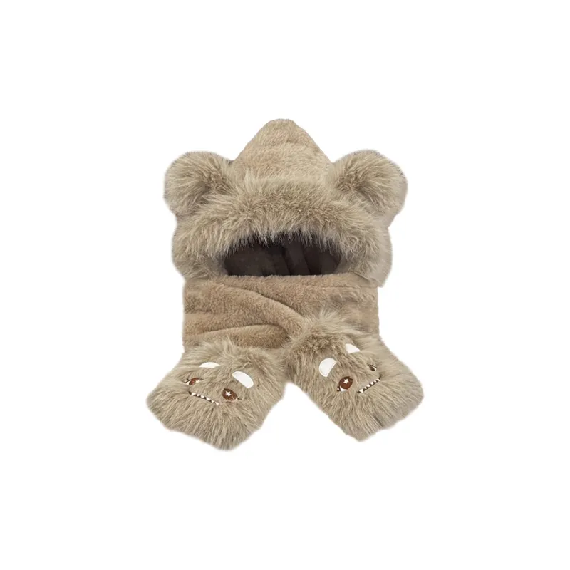 YUZHAOLIN Faux Rabbit Fur Beanies Unisex-1