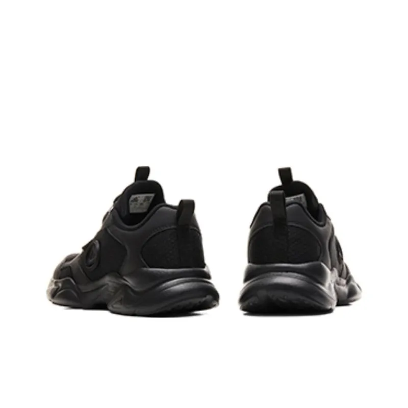 PEAK Anti Slip Wear Resistant Low Top Kids Lifestyle Shoes Black Teenagers-3