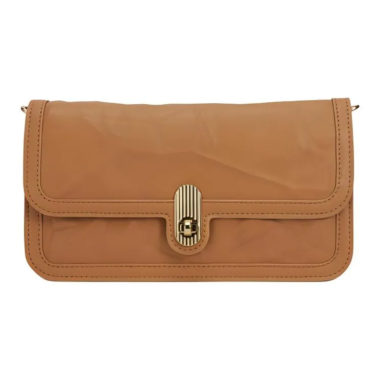 OMI Synthetic Leather Shoulder Bag Crossbody Bag Clutches Regular Women's White/Pink/Black/Brown-5