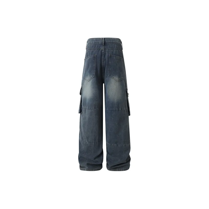 DAREASY Jeans Unisex Washed Blue-42
