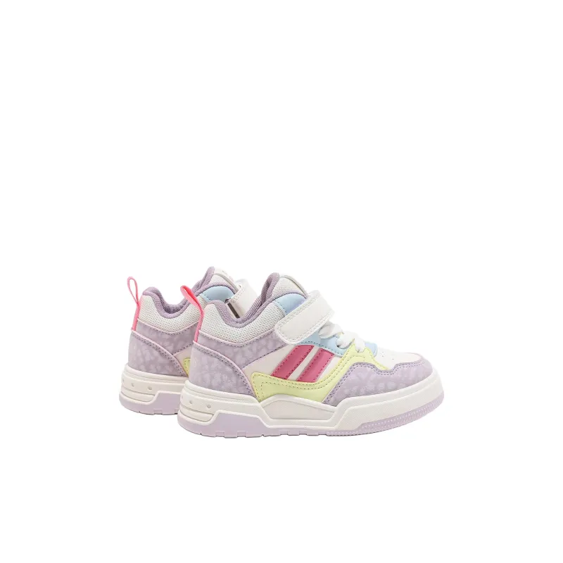 ABC KIDS Slip Resistant Lightweight Cushioning Warm Kids Lifestyle Shoes Beige Purple Kids'-4