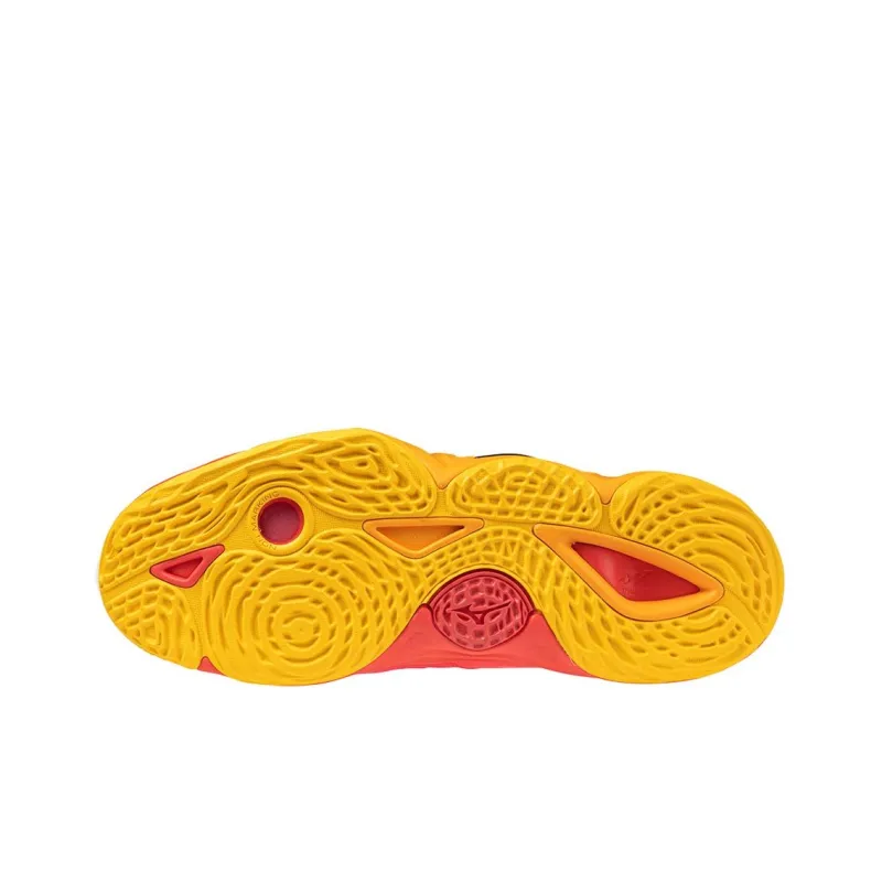 Mizuno Wave Momentum 3 'Radiant Red Carrot Curl'-5