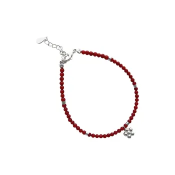 Heart Grass Agate Bracelets Women's