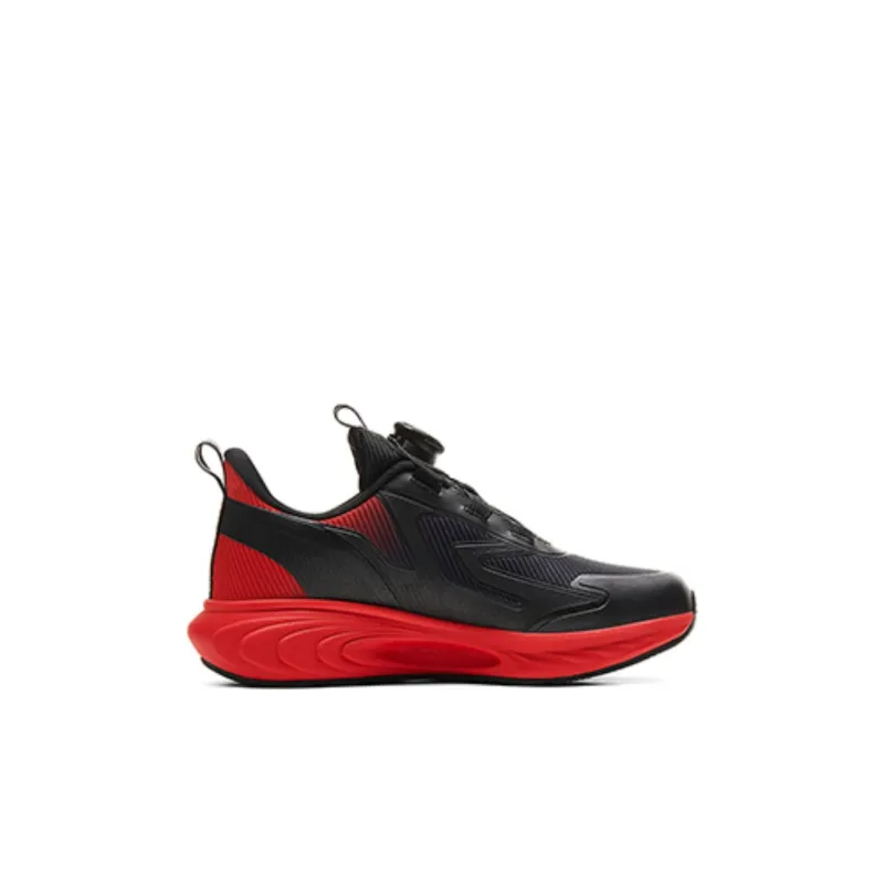 PEAK State Pole Anti Slip Wear Resistant Low Top Kids' Running Shoes Black Kids'-1
