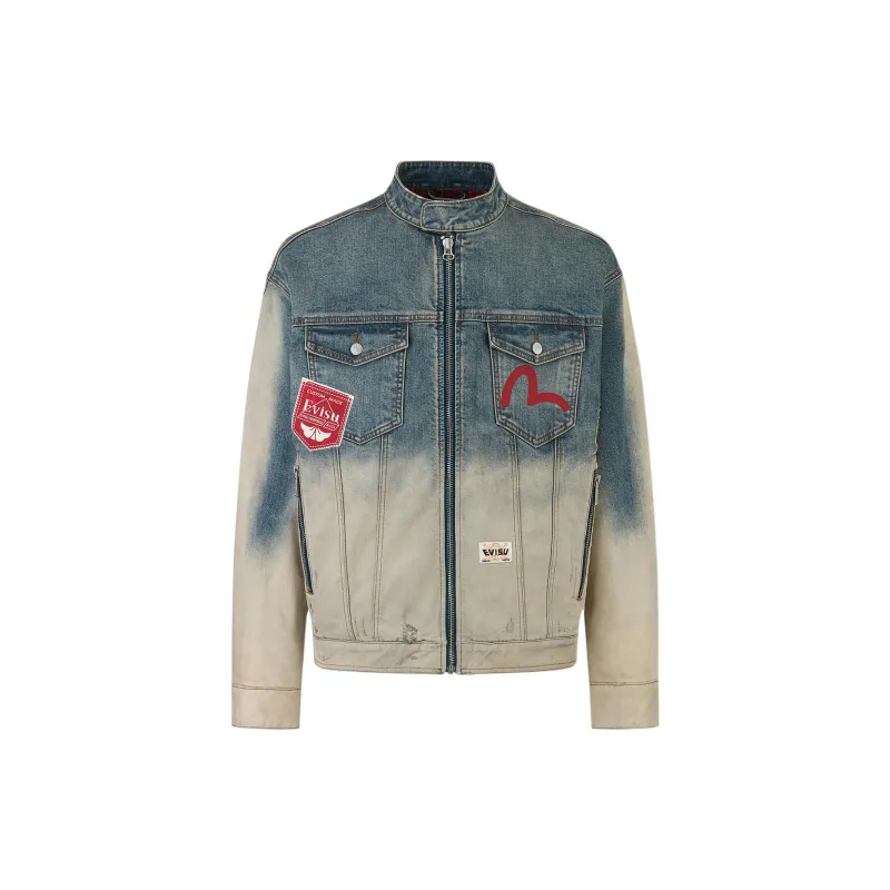 EVISU FW24 Denim Jacket Men's Denim Blue-1