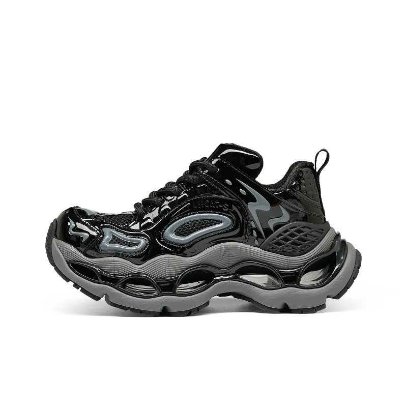LEECAT STUDIO Coverage Height Increasing Abrasion Resistant Breathable Low Top Chunky Sneakers Unisex-0