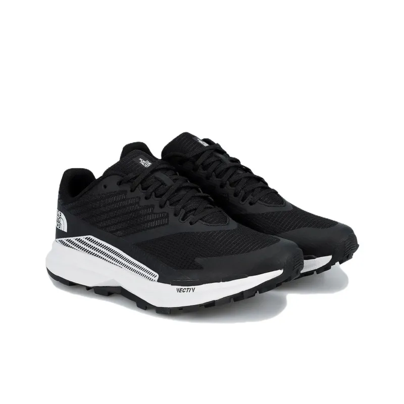 THE NORTH FACE Vectiv Levitum Anti Slip Wear Resistant Low Top Outdoor Shoes Men's Black White-2