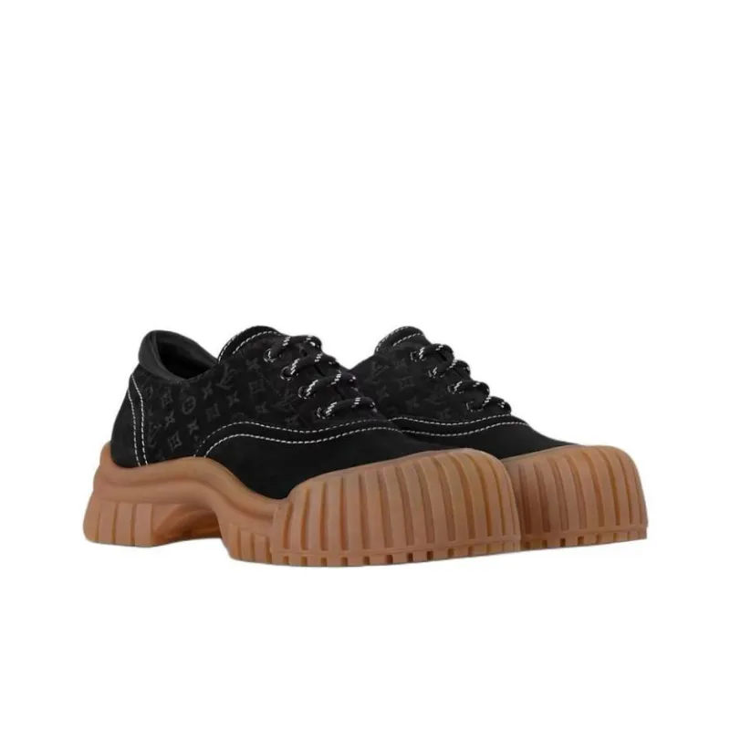 LOUIS VUITTON Ruby Casual Single Shoes Women's Black-2