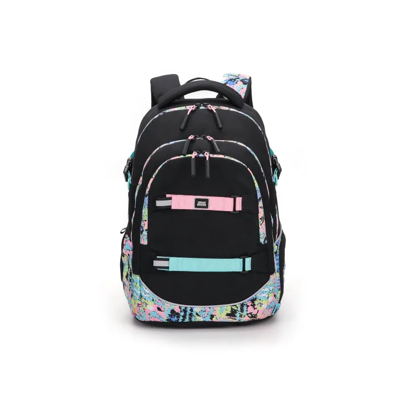 HELLO DRAGON Nylon Backpack Laptop Bag Students Backpack Regular Unisex Multicolor-0