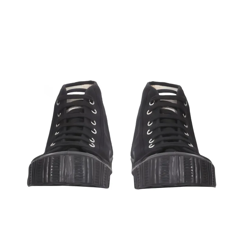 SPALWART High-Top Stylish Skateboarding Shoes Unisex Black-2