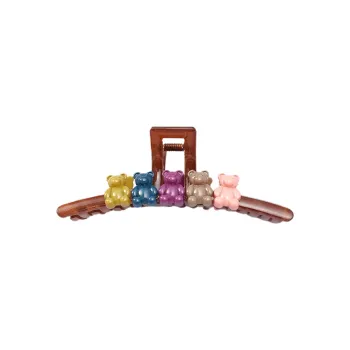 VERENA REINE Resin Hair Clips Women's Maillard Style Brown