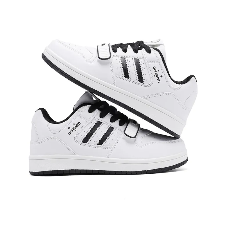 LIANGHUO Comprehensive Warm Slip Resistant Cushioning Impact Resistance Wear Resistant Low Top Skateboard Shoes Unisex-6