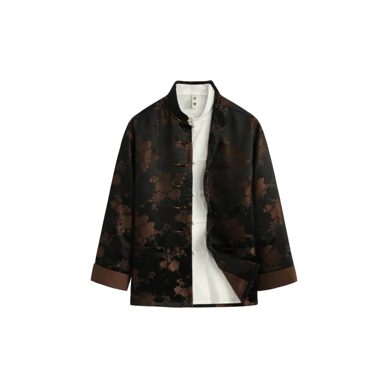 XUANSHENG Jackets Coats Men's Black-5