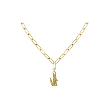 LACOSTE Stainless Steel Necklaces Women's Gold 2040362