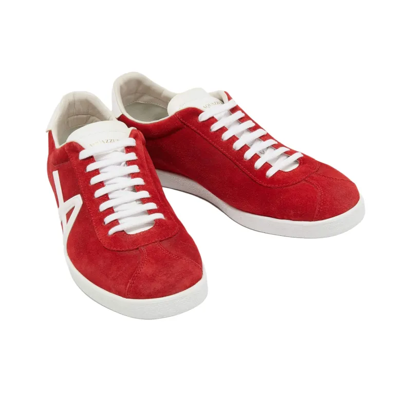 AQUAZZURA Skateboard Shoes Women's Low-Top Red-2