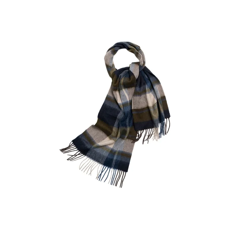 NAME.S 100% Sheep Wool Knit Scarves Men's-1