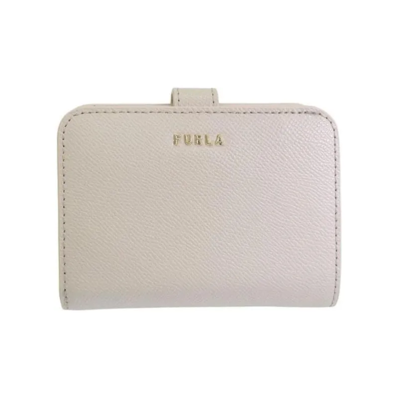 Furla Leather Wallet Small Size Women's Gray-0