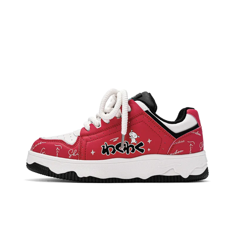 Crayon Shinchan Low Top Skateboard Shoes Unisex-25