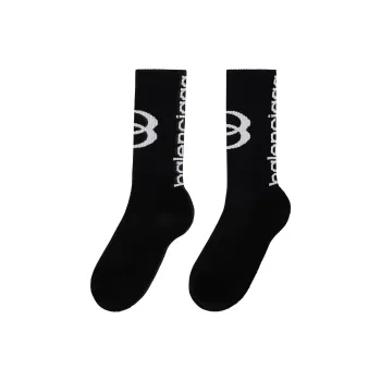 Balenciaga Unity Knitted Socks 'Black/White'