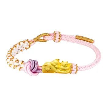 Royal Dragon Mirror Gold Bracelet Women's