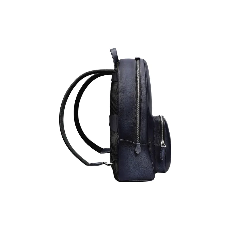 BERLUTI Leather Backpack Women's Indigo-2