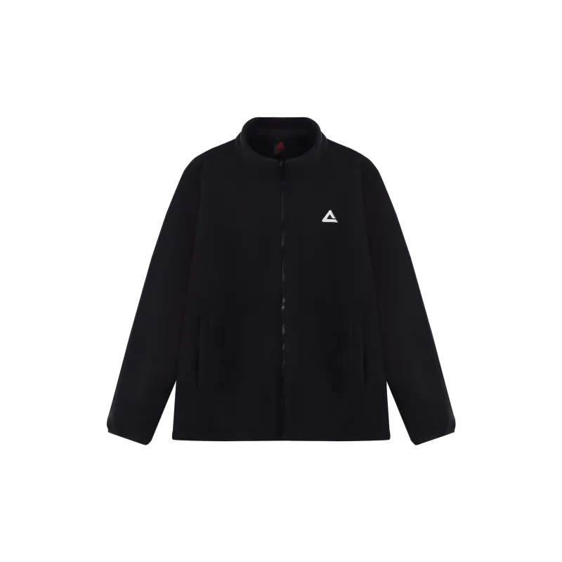 PEAK Super-Light Cold-Resistant Water-Repellent Rainproof Windproof Soft Shell Windbreaker Jacket Unisex Black White-3