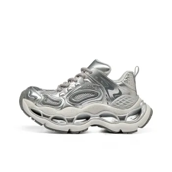 LEECAT STUDIO Coverage Height Increasing Abrasion Resistant Breathable Low Top Chunky Sneakers Unisex